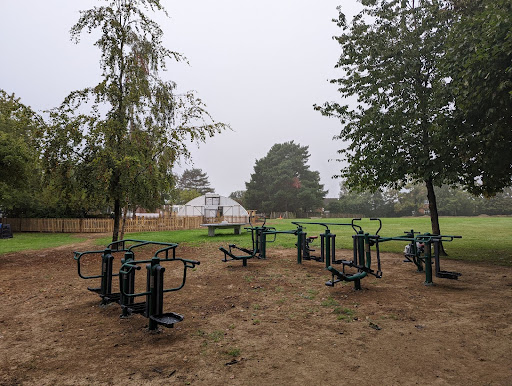 Photo of the outdoor Gym area on the grounds of Horsmonden Primary Academy.