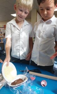 When learning about sedimentary, metamorphic and igneous rocks, Year 3 used chocolate to illustrate how they're formed over time. What a fabulous, hands on experience to bring their learning to life!