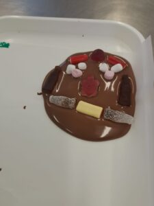 A photo of some chocolate created by a pupil from Horsmonden.