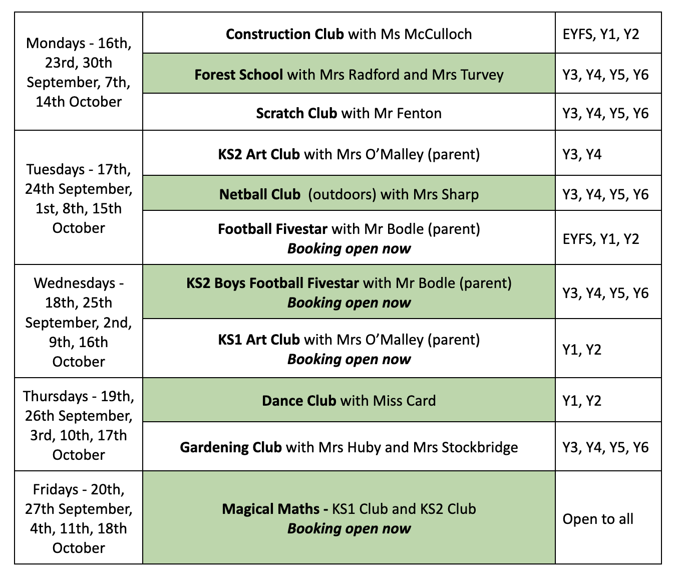 Co curriculum